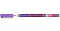 Ручка шариковая Lorex Slim Soft Grip с рисунком Sunset Vibes, стержень синий