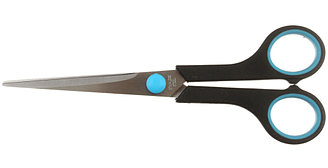 Ножницы канцелярские OfficeSpace 171 мм, ручки черные с синим
