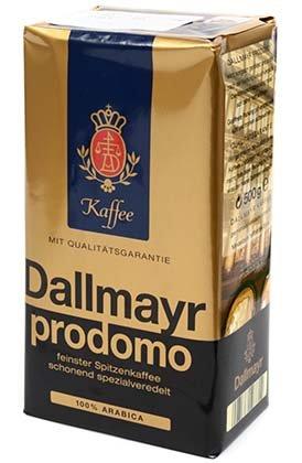 Кофе натуральный молотый Dallmayr 500 г, Prodomo, среднеобжаренный - фото 1 - id-p202728669