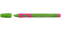 Ручка шариковая Stabilo LeftRight корпус зеленый/малиновый, для левшей, стержень синий
