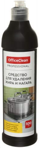 Средство для удаления жира и нагара OfficeClean Professional 500 мл, «Антижир» гель - фото 1 - id-p202732138