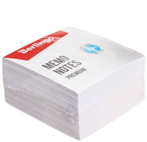 Блок бумаги для заметок «Куб» Berlingo Premium 90*90*45 мм, непроклеенный, белый - фото 1 - id-p202730212