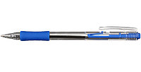 Ручка шариковая автоматическая одноразовая OfficeSpace корпус прозрачный, стержень синий