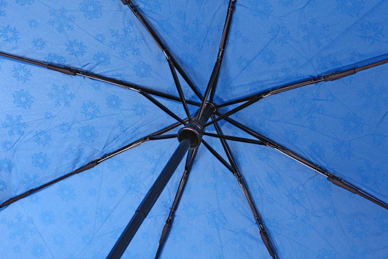 Зонт женский от дождя (автомат) голубой - фото 2 - id-p202729429