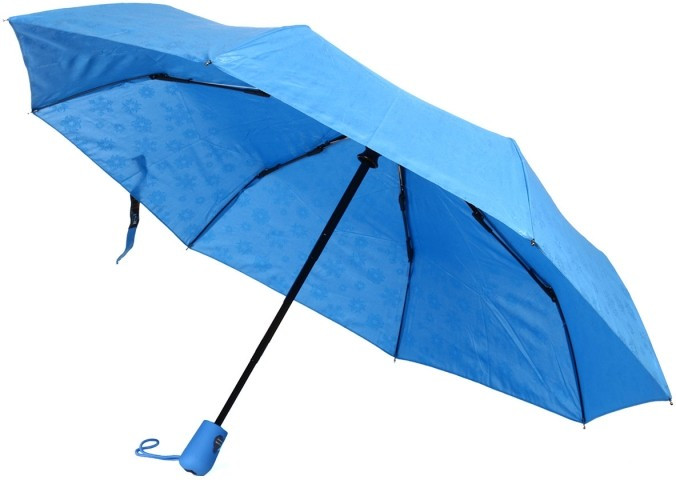 Зонт женский от дождя (автомат) голубой - фото 4 - id-p202729429