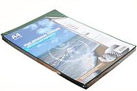 Обложки для переплета пластиковые D&A А4, 100 шт., 180 мкм, прозрачные зеленые