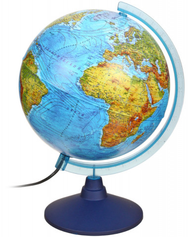Глобус интерактивный физико-политический с подсветкой Globen диаметр 250 мм, 1:50 млн - фото 2 - id-p202730254