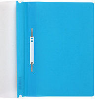 Папка-скоросшиватель пластиковая А4 OfficeSpace толщина пластика 0,16 мм, голубая