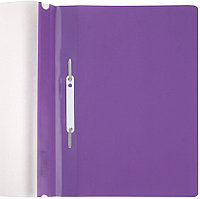 Папка-скоросшиватель пластиковая А4 OfficeSpace толщина пластика 0,16 мм, фиолетовая
