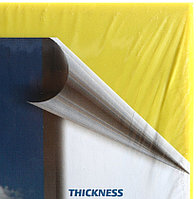 Обложки для переплета пластиковые D&A А4, 50 шт., 400 мкм, желтые