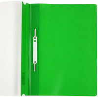 Папка-скоросшиватель пластиковая А4 OfficeSpace толщина пластика 0,16 мм, зеленая