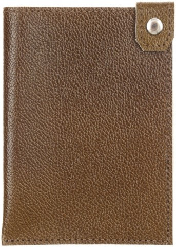 Футляр для паспорта «Кинг» 6053 100*140 мм, рифленый, светло-коричневый - фото 2 - id-p202729538