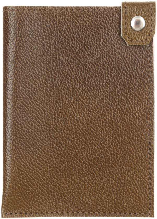 Футляр для паспорта «Кинг» 6053 100*140 мм, рифленый, светло-коричневый - фото 3 - id-p202729538