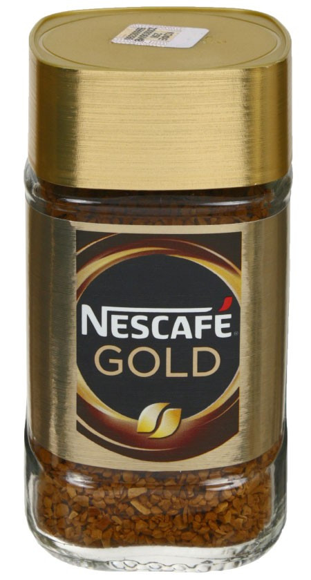 Кофе молотый в растворимом Nescafe Gold 47,5 г, в стеклянной банке - фото 2 - id-p202729548