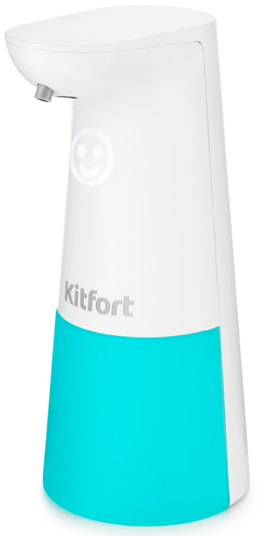 Диспенсер сенсорный для мыла-пены Kitfort KT-2043 белый с бирюзовым - фото 4 - id-p202730351