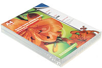 Обложки для переплета картонные D&A (А4) А4, 100 шт., 250 г/м2, глянцевые синие