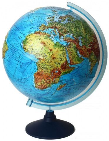 Глобус интерактивный физико-политический с подсветкой от батареек Globen диаметр 320 мм, 1:40 млн - фото 2 - id-p202731309