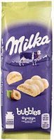 Шоколад Milka 79 г, Milka Bubbles, белый пористый с фундуком