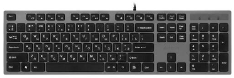 Клавиатура A4Tech KV-300H USB, проводная, серебристо-черная - фото 3 - id-p202730424