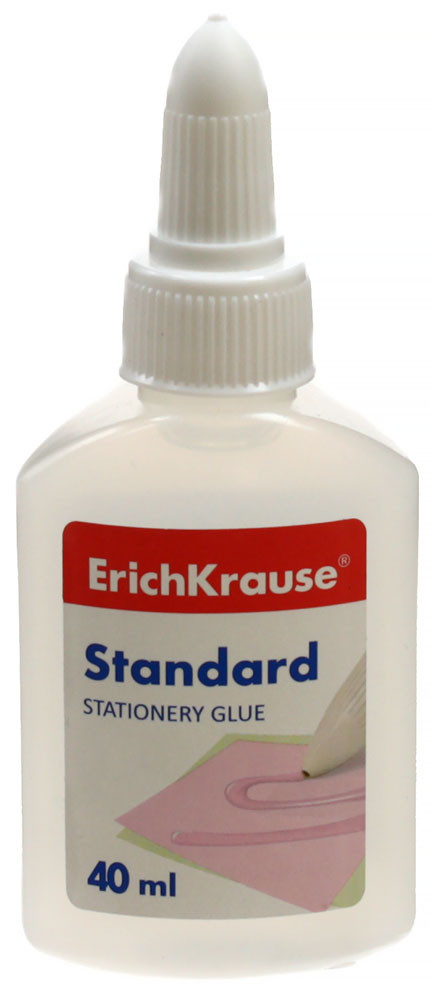 Клей силикатный ErichKrause Standart 40 г (40 мл) - фото 2 - id-p202731365
