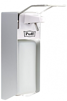 Дозатор для мыла Puff 8190 локтевой антивандальный 1000 мл, белый