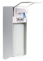 Дозатор для мыла Puff 8191 локтевой антивандальный 1000 мл, белый