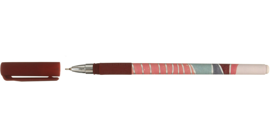 Ручка шариковая Lorex Slim Soft Grip с рисунком Gorgeous Hill, стержень синий - фото 1 - id-p202732394