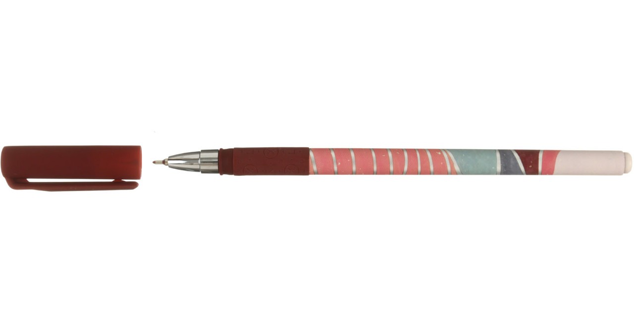 Ручка шариковая Lorex Slim Soft Grip с рисунком Gorgeous Hill, стержень синий - фото 2 - id-p202732394