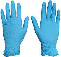 Перчатки нитриловые одноразовые Simple Gloves размер S, 50 пар (100 шт), синие