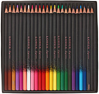 Карандаши цветные Lorex Pro-Draw Superior 24 цвета, длина 175 мм