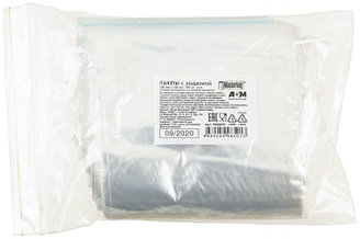 Пакет упаковочный с застежкой (ZipLock) Masterbag АДМ 100*150 мм, 100 шт., 28 мкм