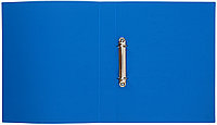 Папка пластиковая на 2-х кольцах OfficeSpace толщина пластика 0,5 мм, синяя