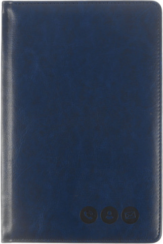 Книга телефонная OfficeSpace Nebraska (А5) 140*210 мм, 80 л., линия, темно-синяя - фото 4 - id-p202732492