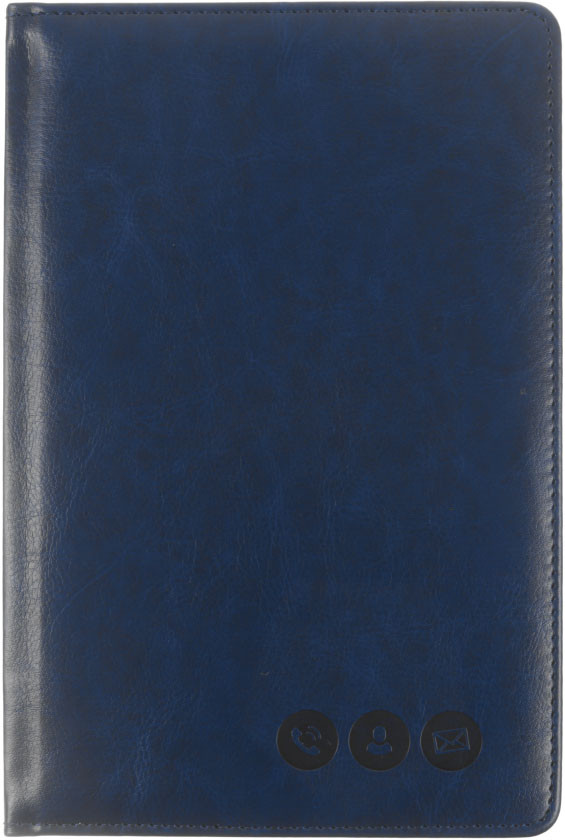 Книга телефонная OfficeSpace Nebraska (А5) 140*210 мм, 80 л., линия, темно-синяя - фото 5 - id-p202732492