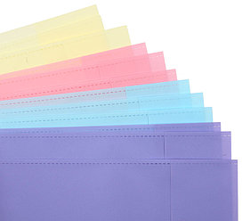 Набор обложек для тетрадей и дневников ErichKrause Fizzy Pastel А5 (212*347 мм), 100 мкм, 12 шт., ассорти