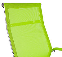 Кресло офисное Calviano Bergamo для персонала обивка из ткани и сетки Green (зеленая)