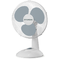 Вентилятор настольный Hyundai H-DF9-D901 белый с серым