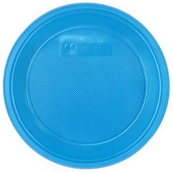 Тарелка одноразовая десертная «Мистерия» диаметр 16,7 см, 50 шт., синяя
