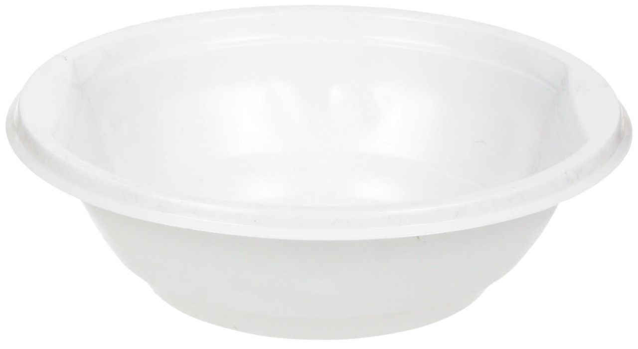 Тарелка одноразовая суповая «Мистерия» 0,475 л, диаметр 15 см, 50 шт., белая - фото 1 - id-p202732620