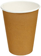 Стаканы одноразовые для горячих напитков «Мистерия» 350 мл, 50 шт., крафт