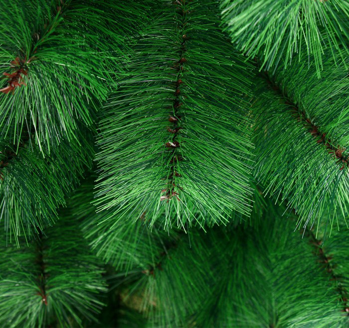Кедр искусственный высота 150 см, зеленый с серебристыми блестками - фото 1 - id-p202732650