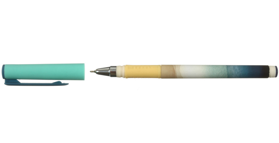 Ручка шариковая Lorex Double Soft с рисунком Aquarelle Reflexion, стержень синий - фото 1 - id-p202731699