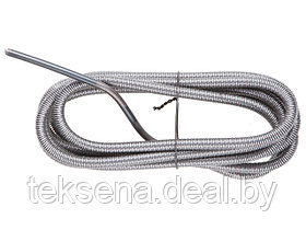 Трос сантехнический пружинный ф 13,5 мм длина 20 м (Канализационный трос используется для прочистки