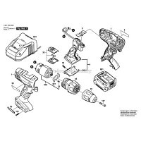 Винт с потайной головкой к GSR 14.4V/GSR12-2, BOSCH (2609110201)