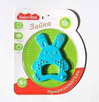 Прорезыватель "Зайка" Baby Toys (цвет в ассортименте), арт. 04135