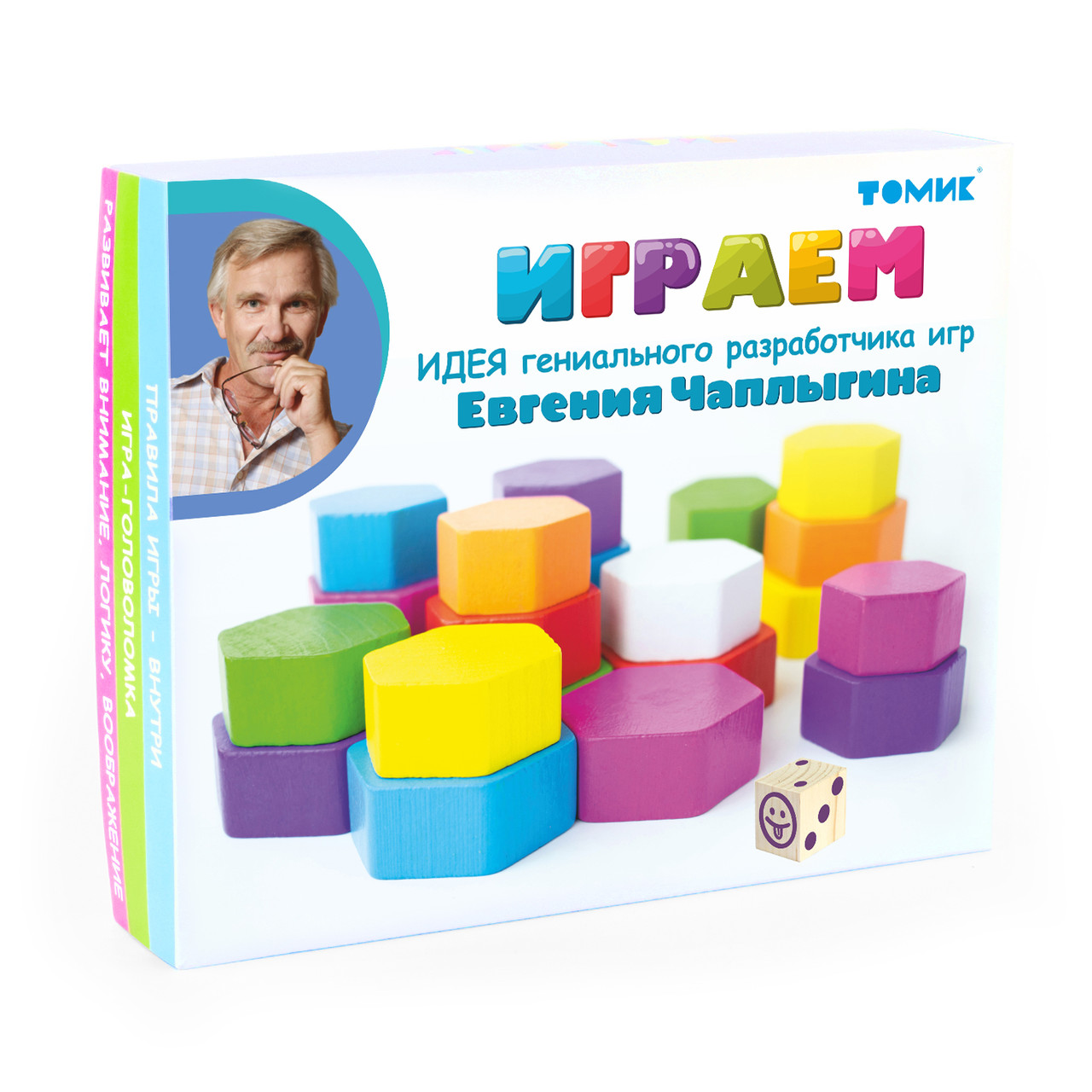 Логический игровой Набор  "Учимся играя" Играем" 25 дет., арт.TOM-1-91