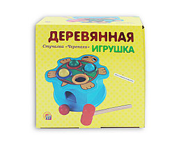 Деревянная игрушка. Стучалка. СТУЧАЛКА "ЧЕРЕПАХА", арт. ИД-9246