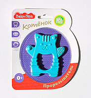 Прорезыватель "Котенок" Baby Toys (цвет в ассортименте), арт. 04131