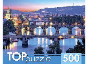 TOPpuzzle. ПАЗЛЫ 500 элементов. КБТП500-6807 Итальянские мосты