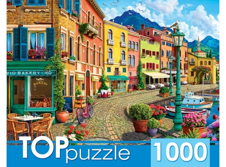 TOPpuzzle. ПАЗЛЫ 1000 элементов. ХТП1000-2171 Европейская солнечная набережная